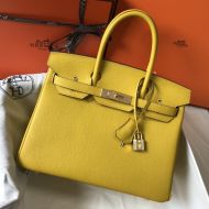 Hermes Birkin Bag Togo Leather Gold Hardware In Yellow