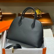 Hermes Bolide 25 Bag Epsom Leather Gold Hardware In Black