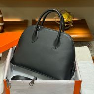 Hermes Bolide 25 Bag Epsom Leather Palladium Hardware In Black