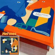 Hermes Is This A Love Story Shawl 140 In Blue