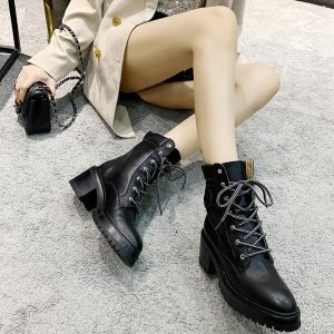 Hermes Bridge Ankle Boots Women Grained Calfskin In Black