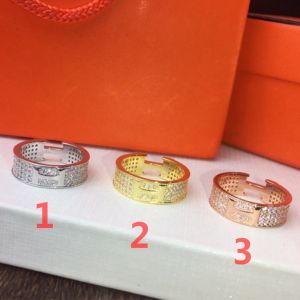 Hermes Clic H Crystal Ring