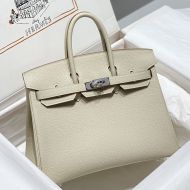 Hermes Birkin Bag Togo Leather Palladium Hardware In Beige