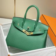 Hermes Birkin Bag Togo Leather Gold Hardware In Green