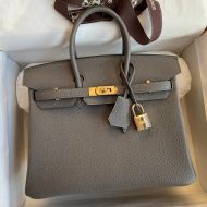 Hermes Birkin Bag Togo Leather Gold Hardware In Marble