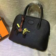 Hermes Bolide Bag Togo Leather Palladium Hardware In Black