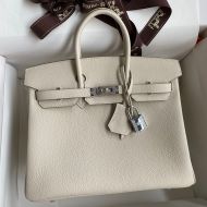 Hermes Birkin Bag Togo Leather Palladium Hardware In Beige