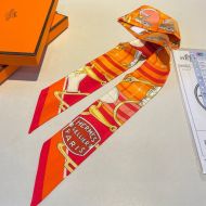 Hermes Tatersale Twilly In Orange