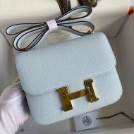 Hermes Constance Bag Epsom Leather Gold Hardware In Sky Blue