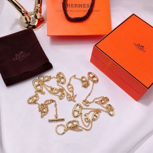 Hermes Farandole Necklace In Gold