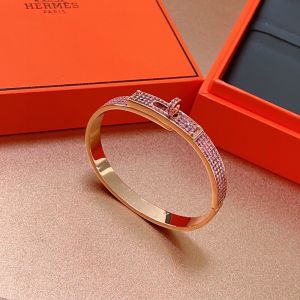 Hermes Amethyst Bracelet In Gold